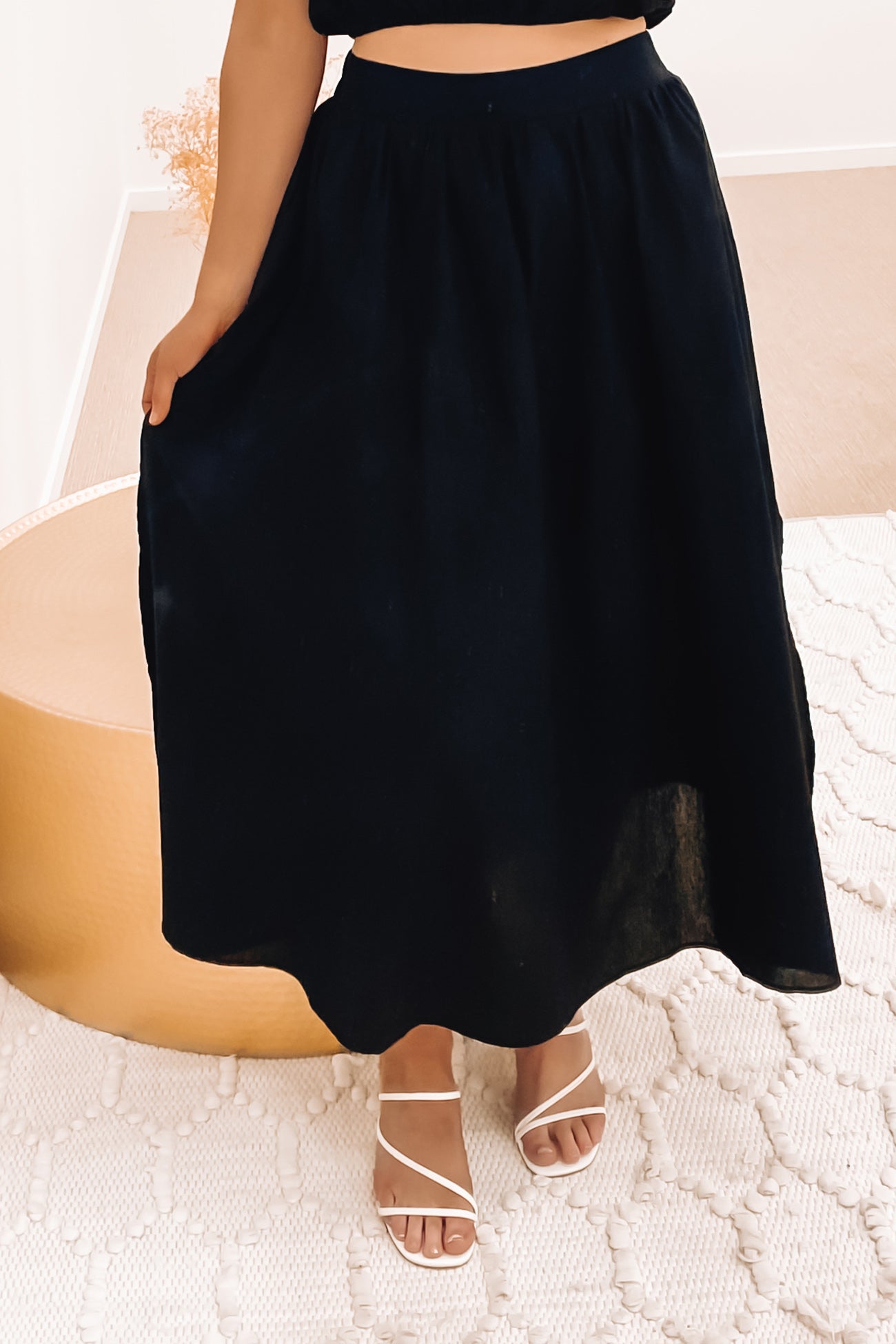 Winnie Maxi Skirt Black