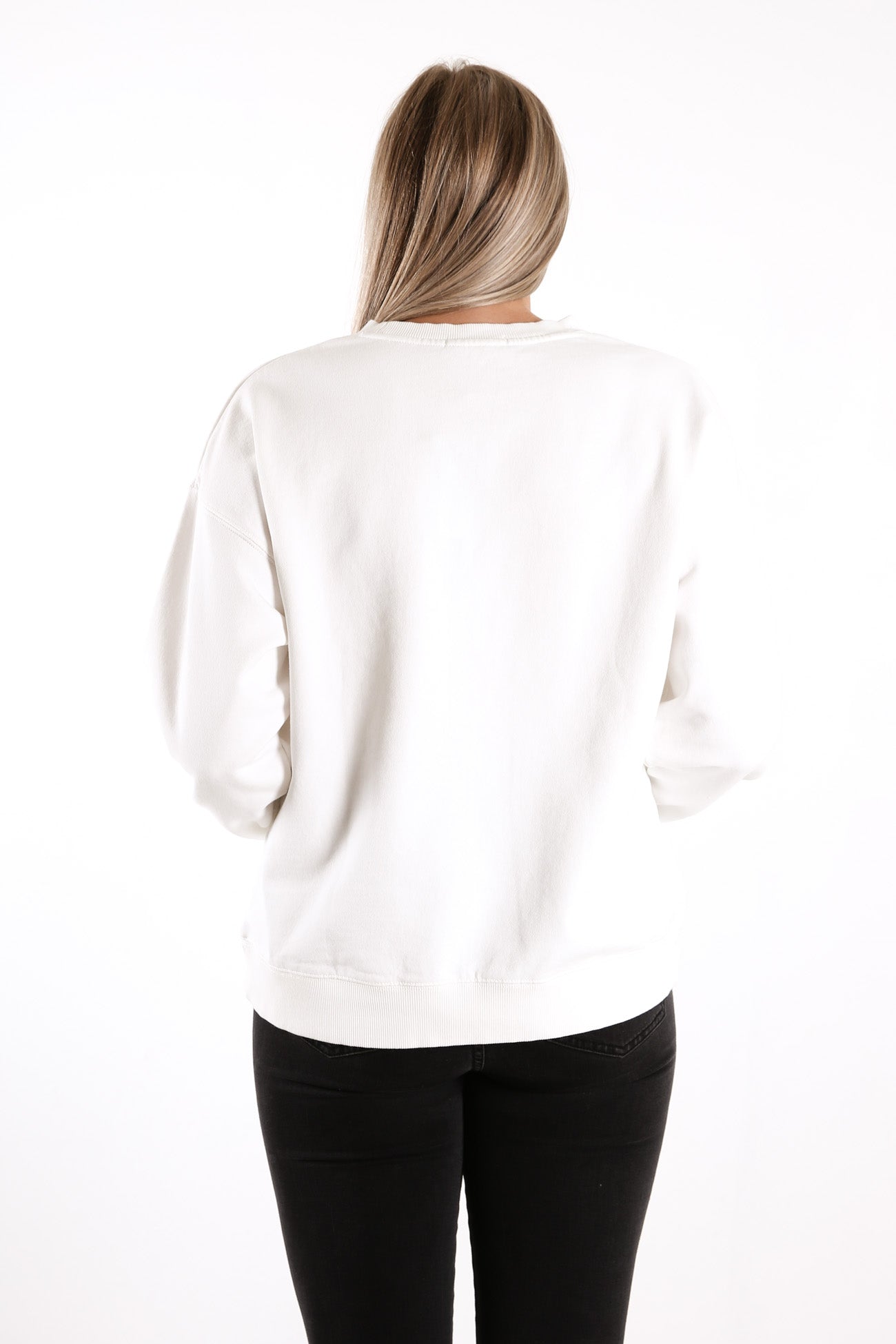 Ying Yang Sweatshirt White