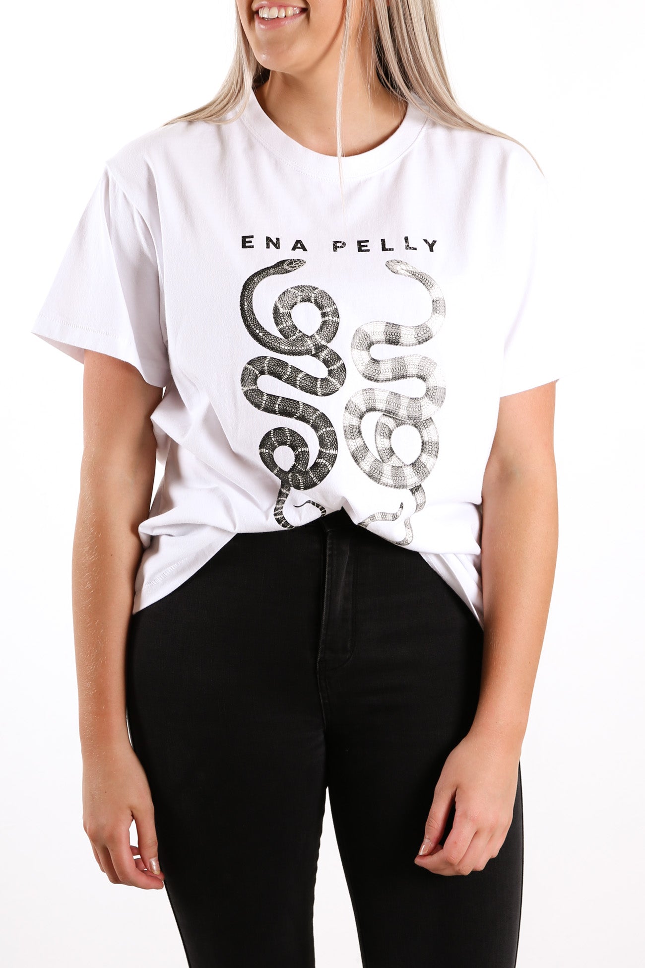 Ying Yang Tee White