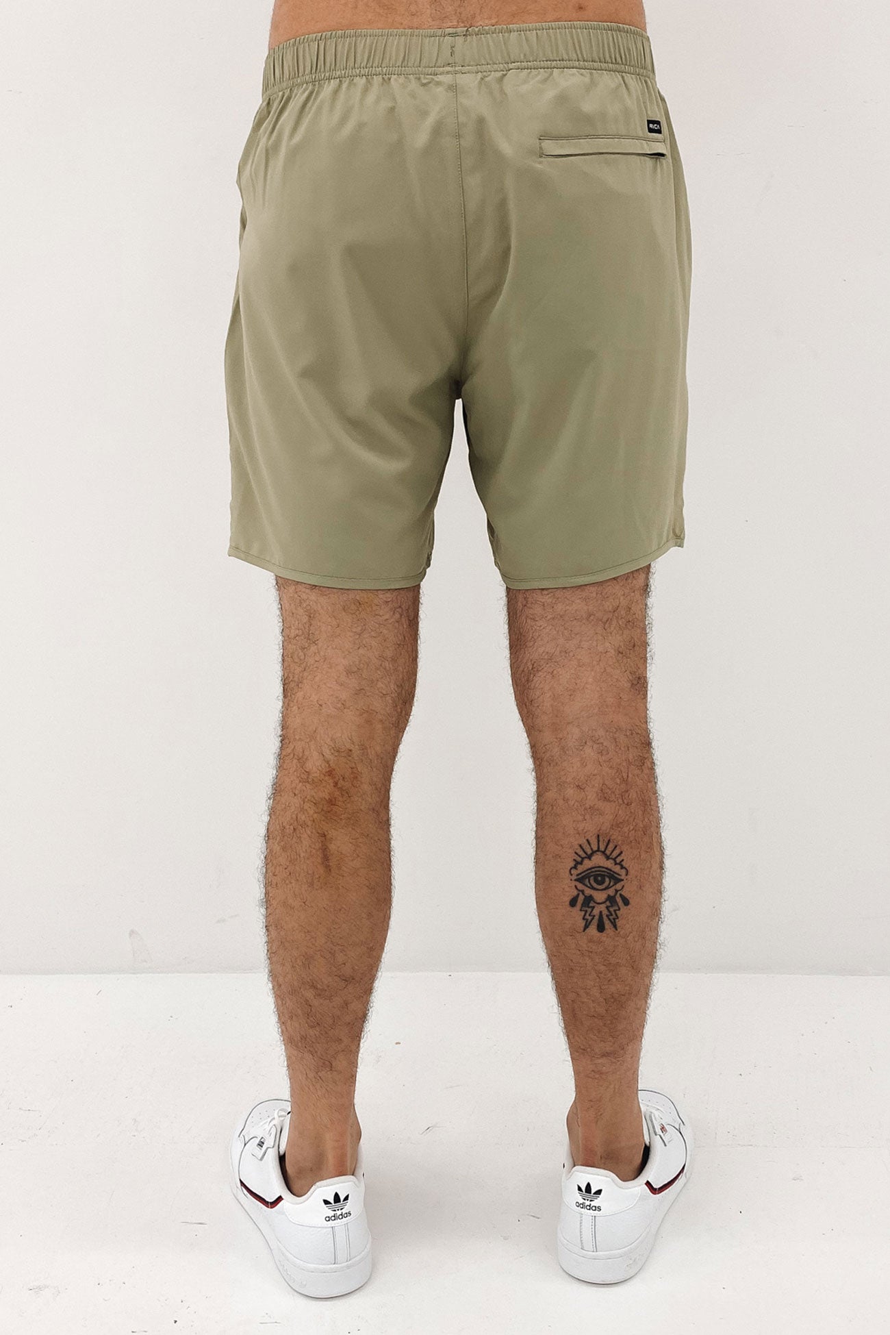 Yogger IV Elastic Short 17" Grey Army