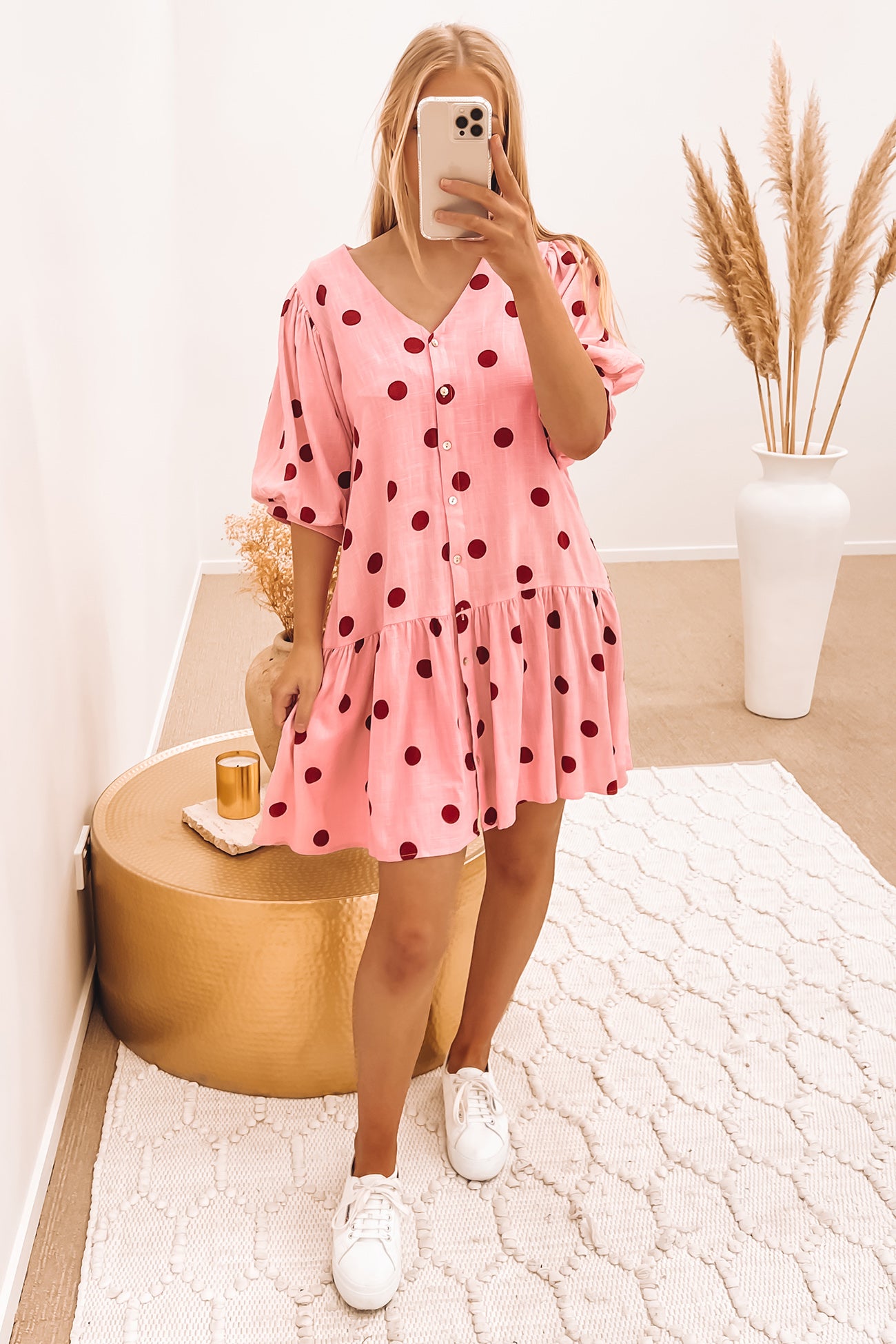 Zena Mini Dress Pink