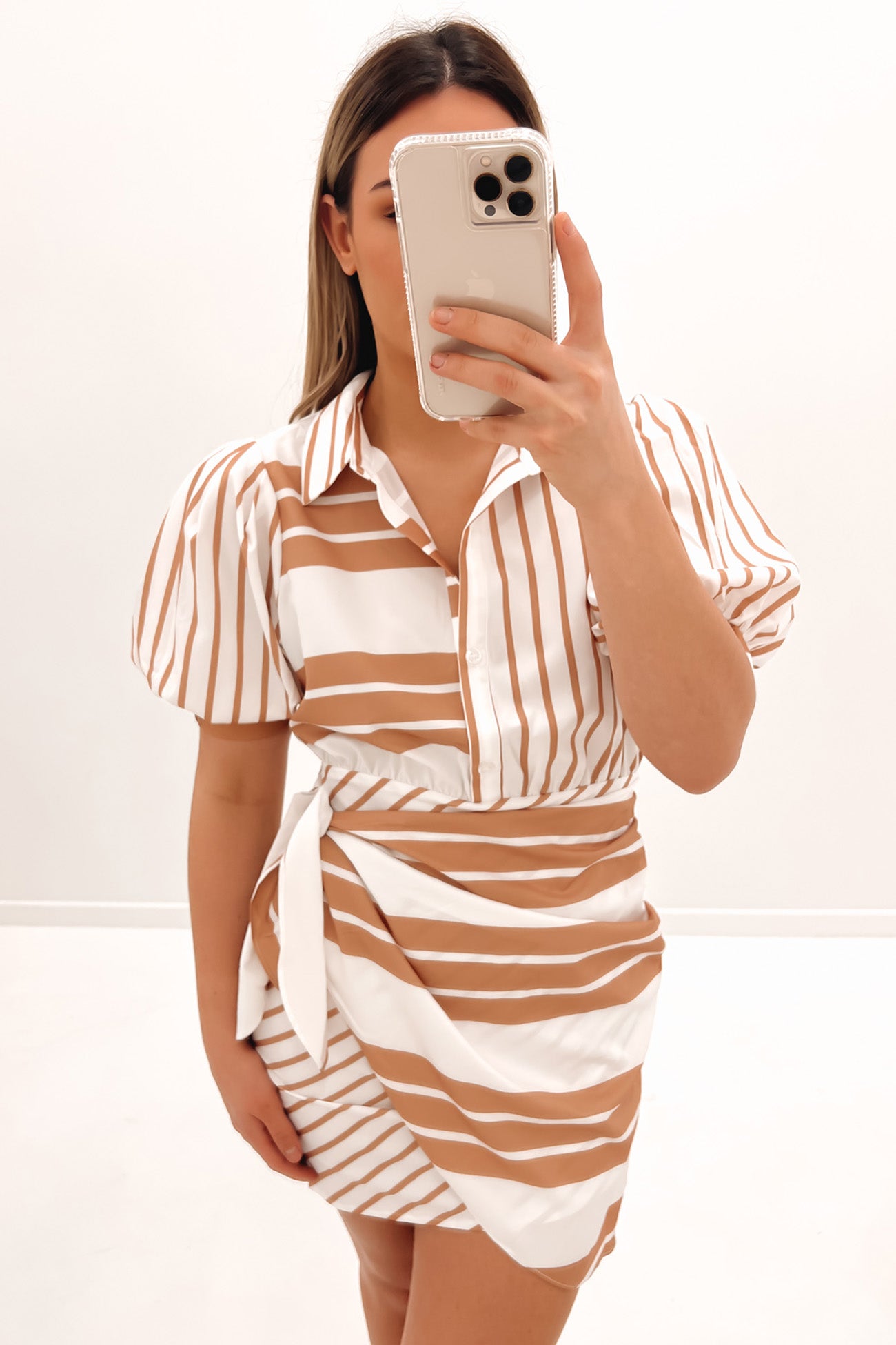 Zoe Mini Dress Camel