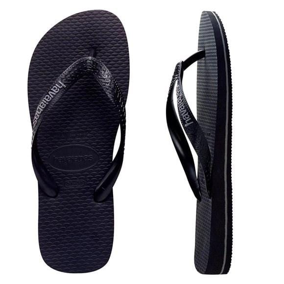 Rubber Logo Mix Black // Steel Grey Havaianas - Jean Jail