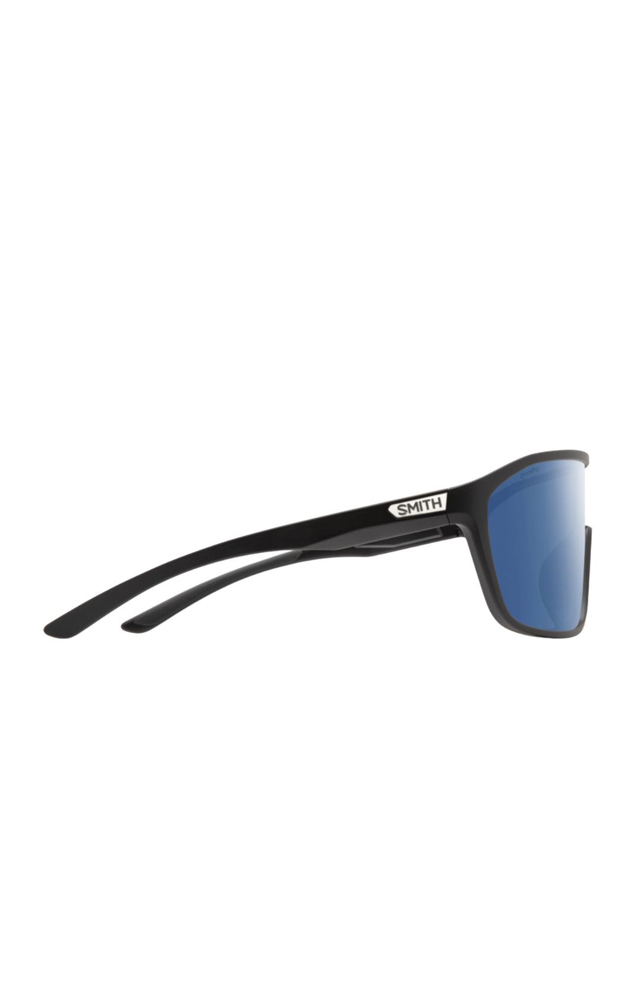 Boomtown Matte Black // ChromaPop Blue Mirror