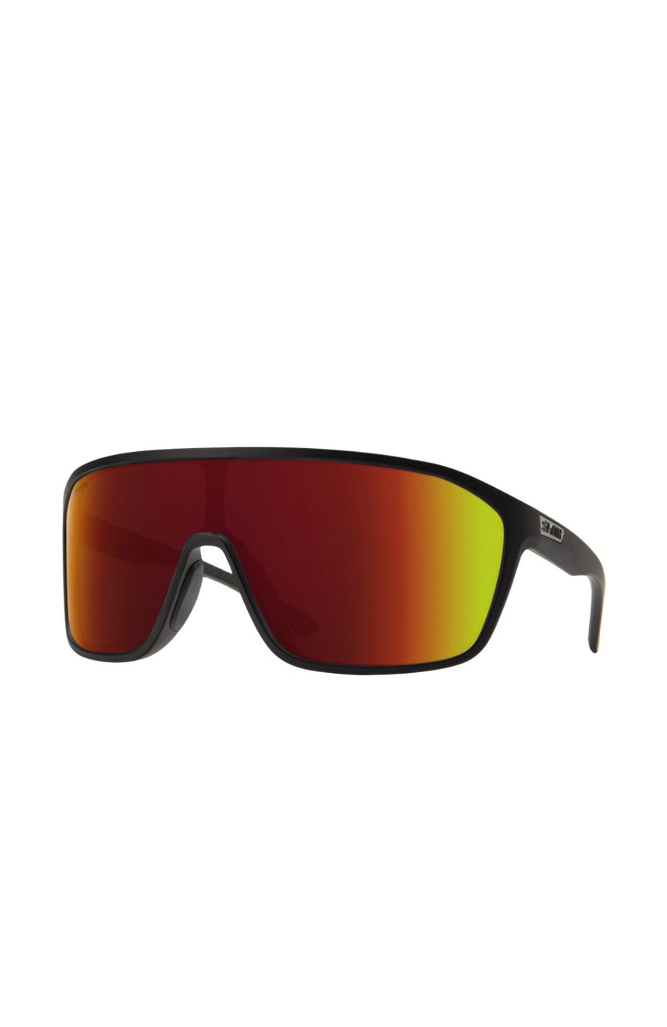 Boomtown Matte Black // ChromaPop Red Mirror