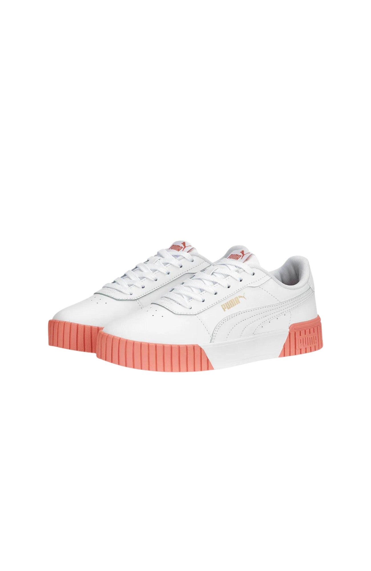 Carina 2.0 Leather Sneaker Puma White Hibiscus Flower