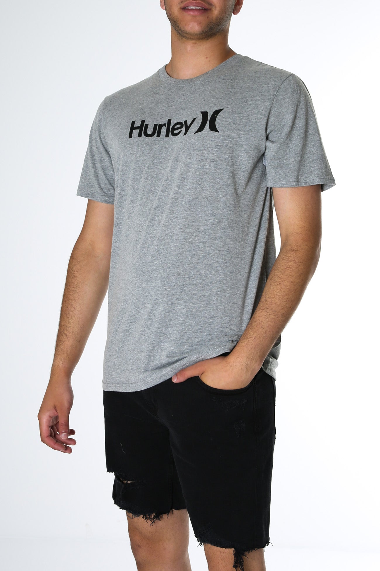 Everyday Washed One and Only Solid Tee Dark Grey Heather