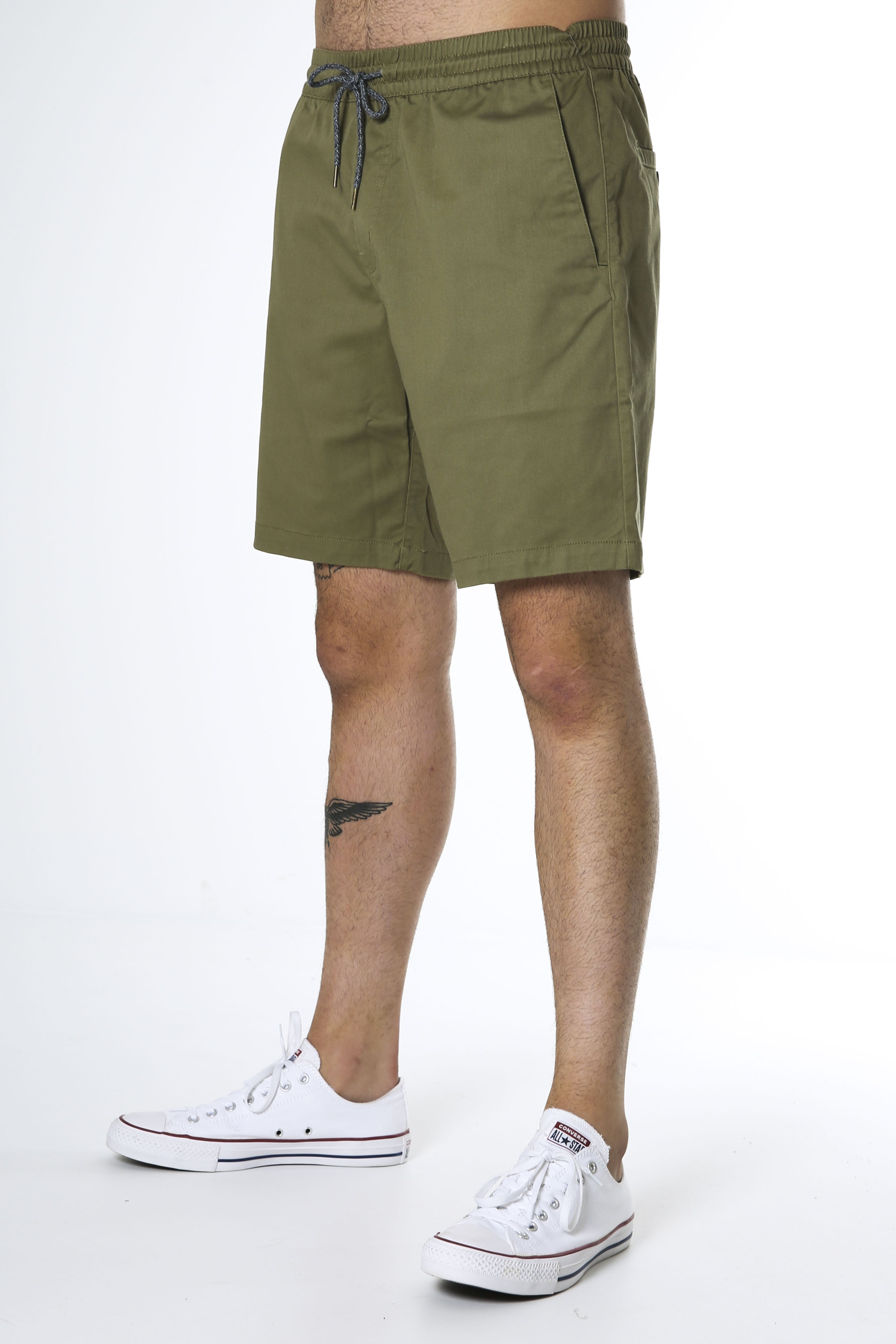 Frickin Elastic Waist Short 19" Martini Olive