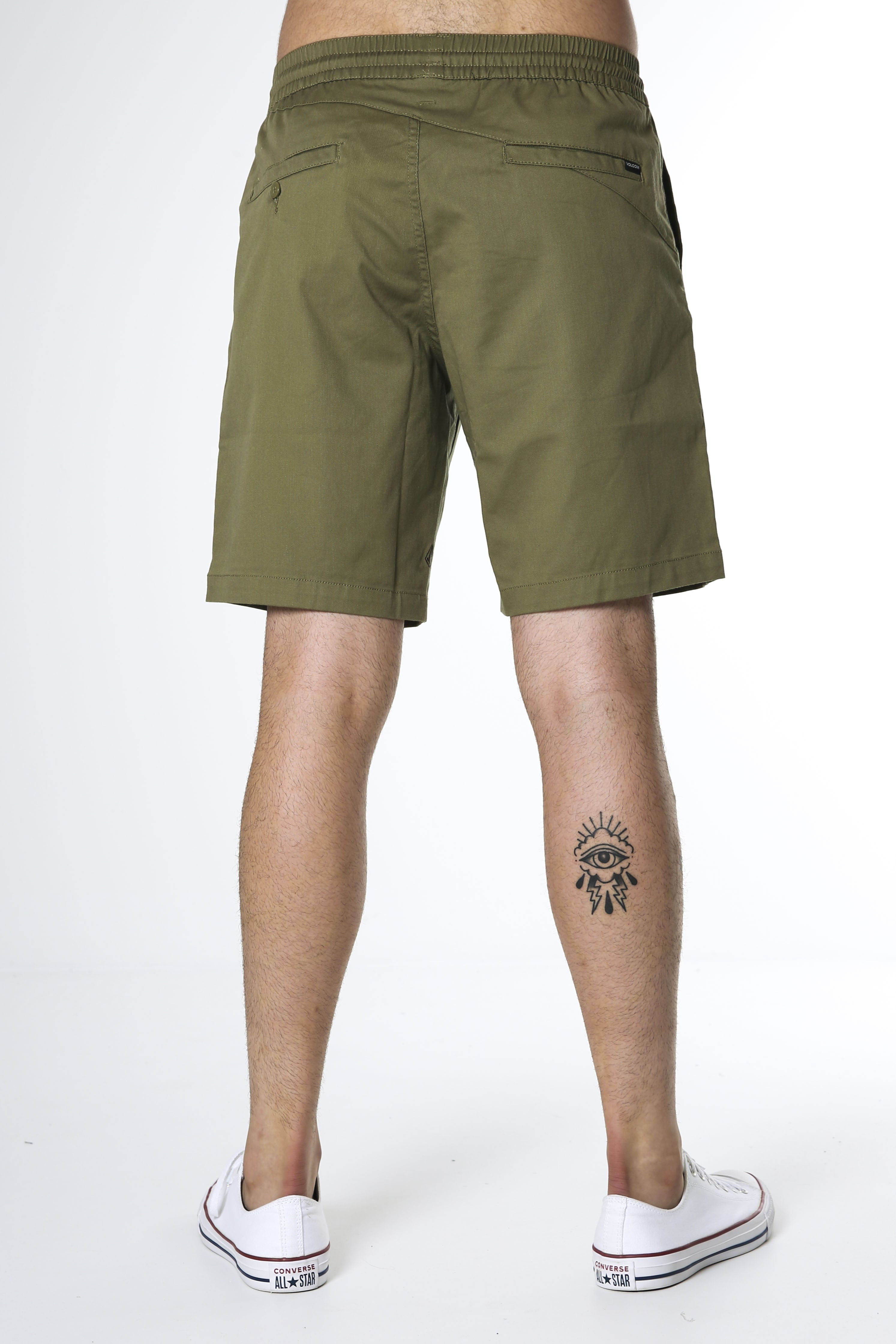 Frickin Elastic Waist Short 19" Martini Olive