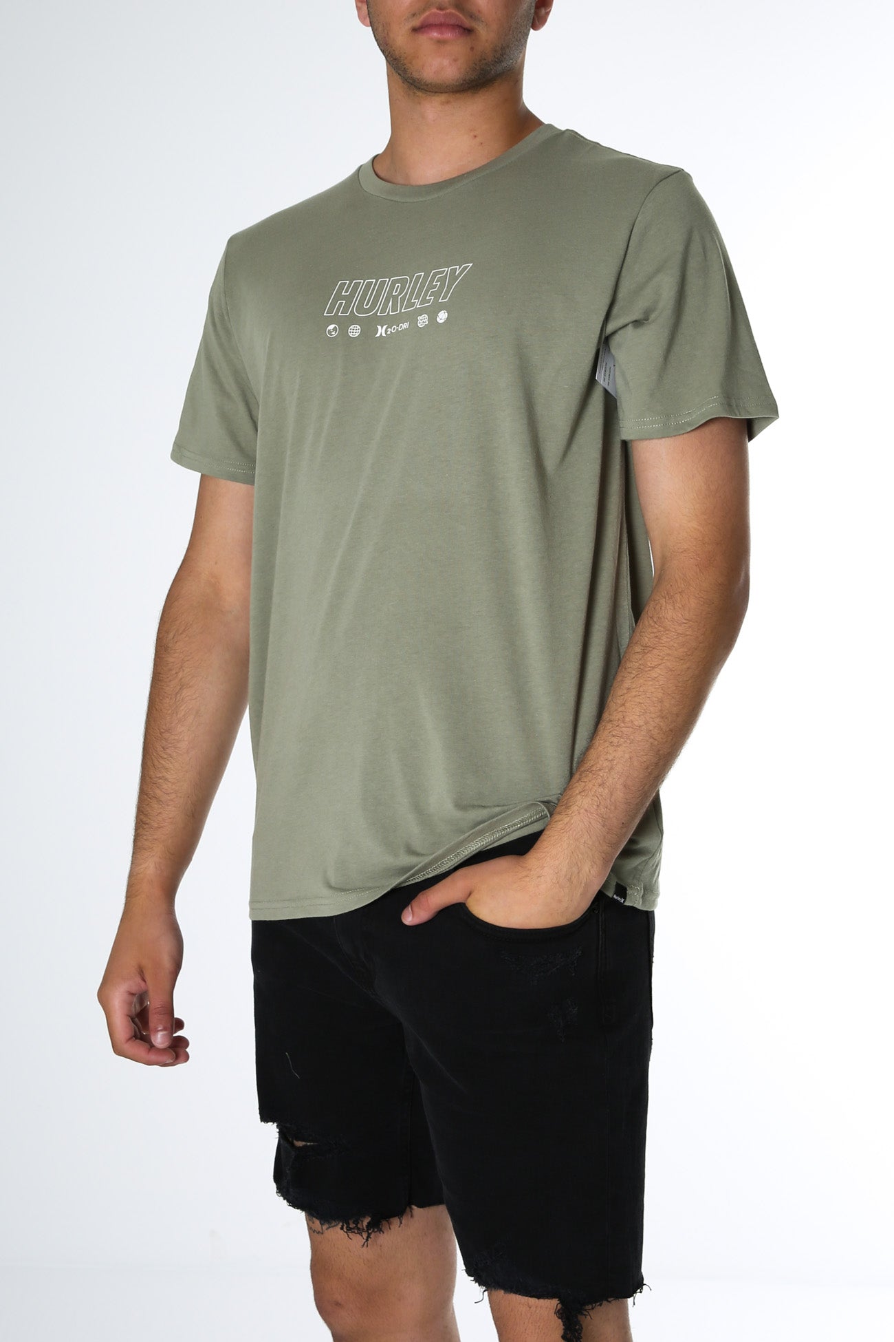 H20-Dri Fastlane Global Tee Light Army