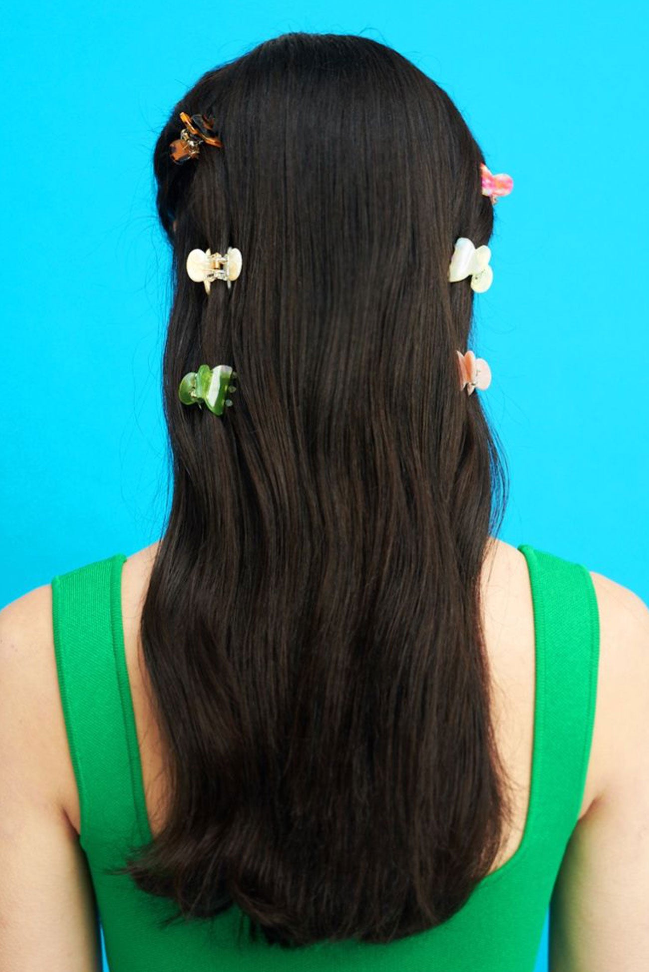 Alexa Mini Claw Clip 2 Pack Green