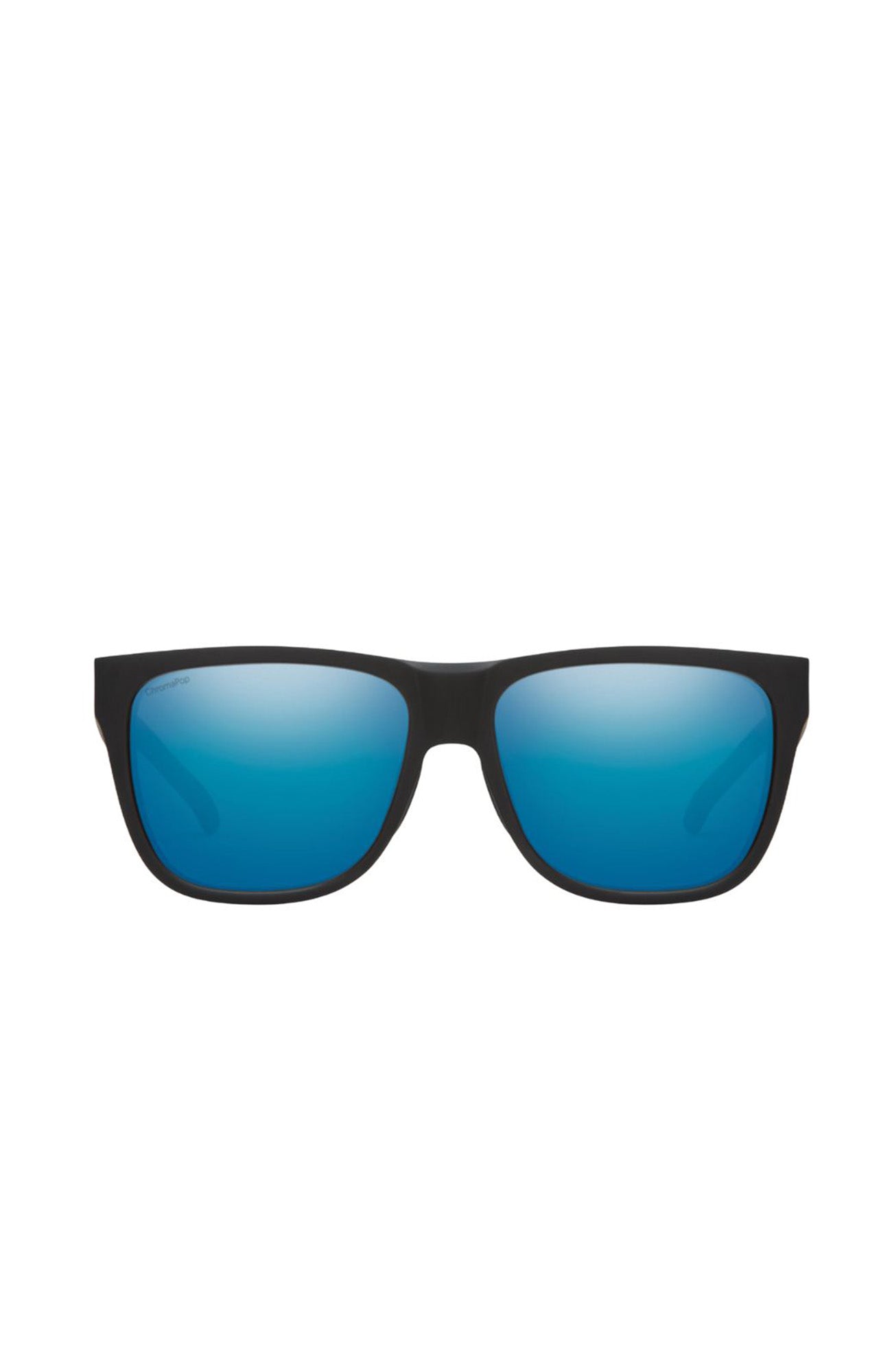 Lowdown 2 Matte Black // ChromaPop Polarized Blue Mirror