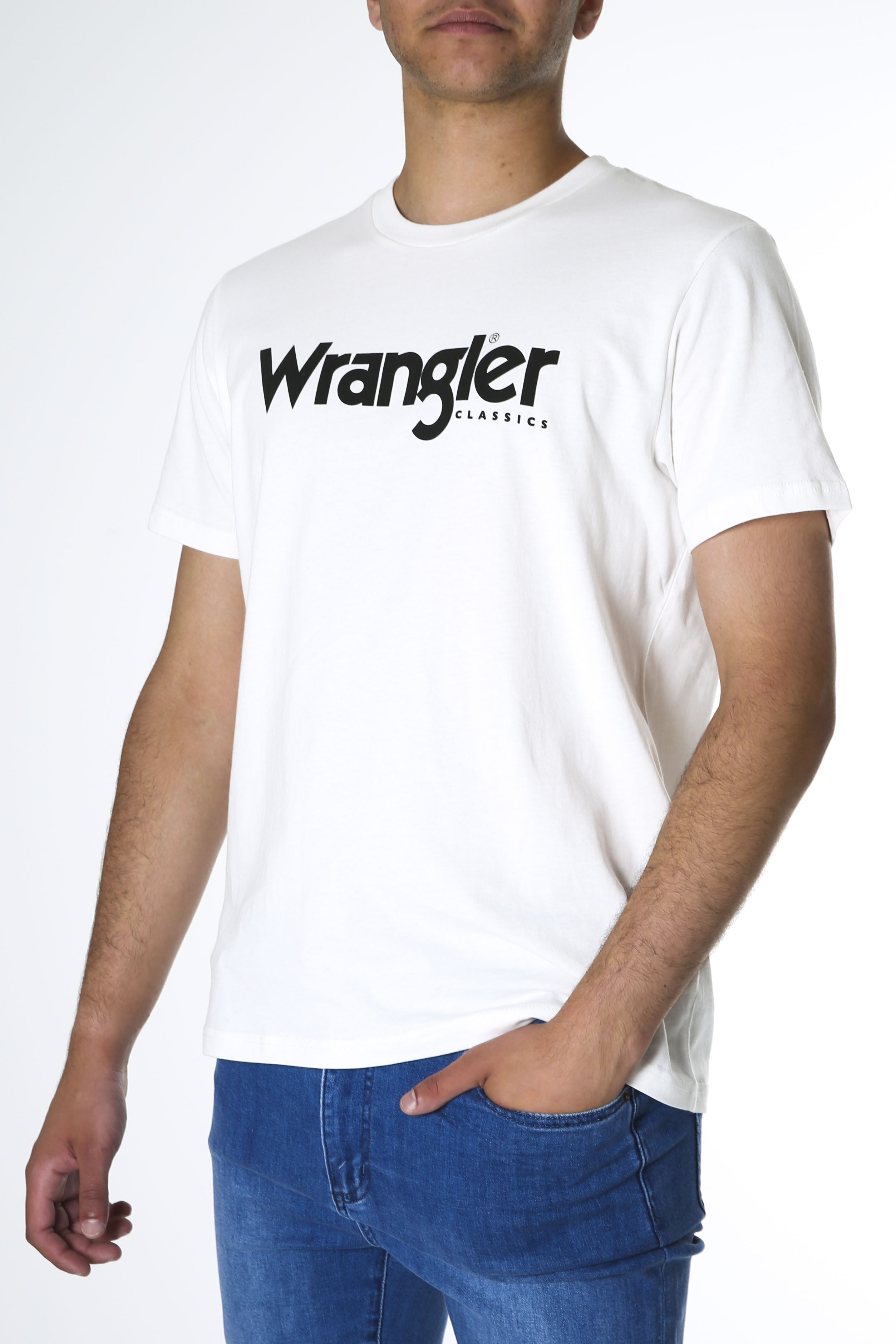 Classic Logo Tee Vintage White