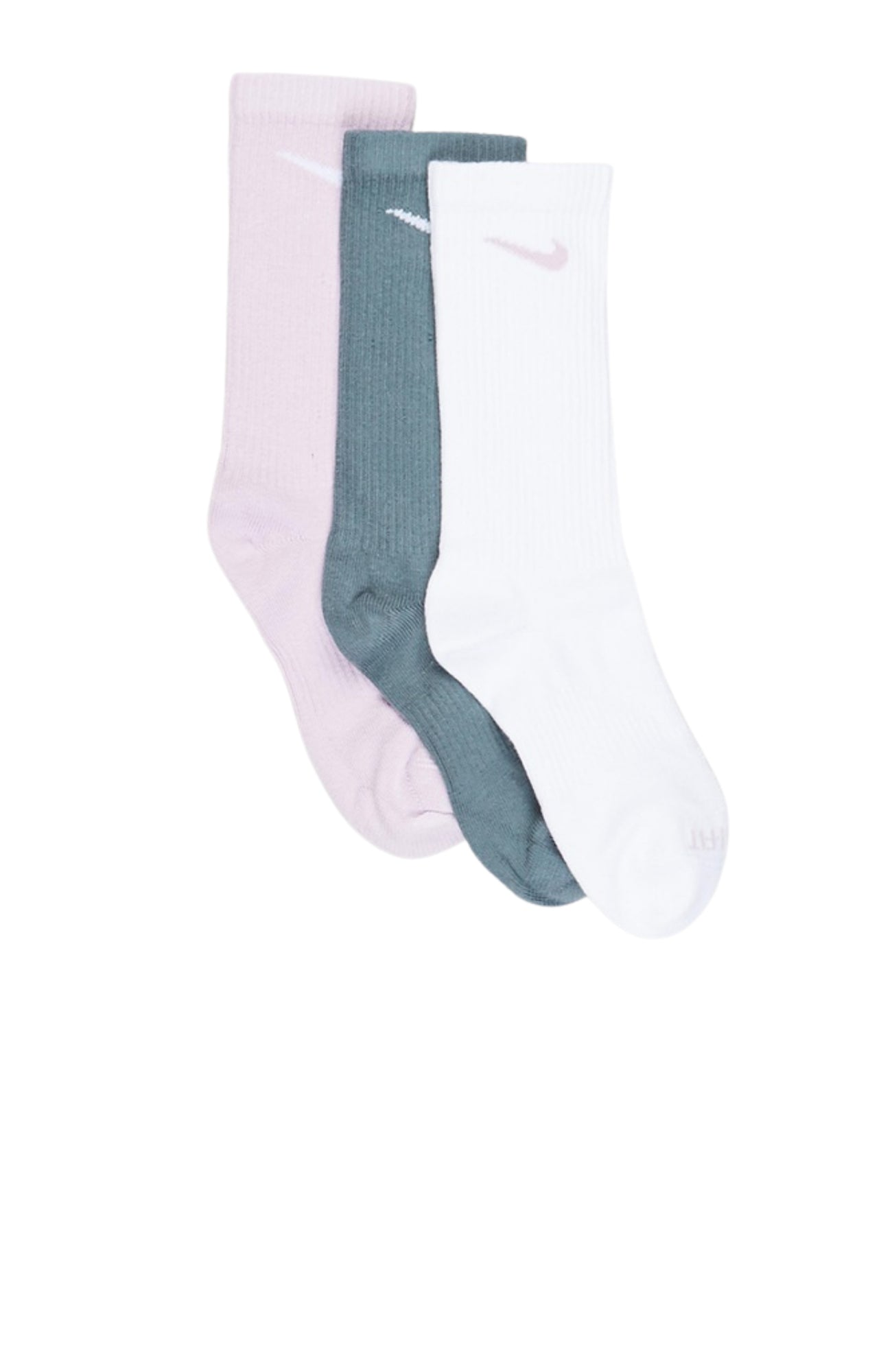 Everyday Plus Light Weight Training Crew Sock 3 Pack Multi