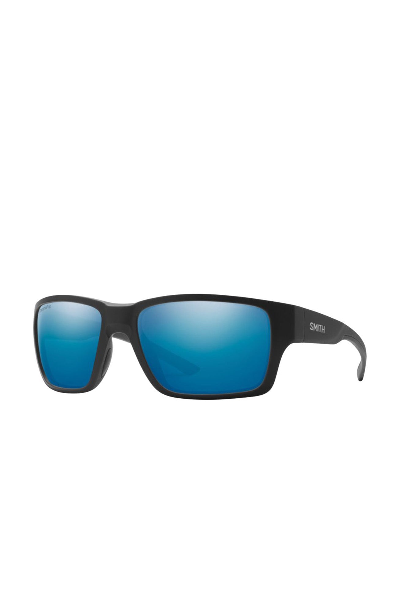 Outback Matte Black // ChromaPop Polarized Blue Mirror
