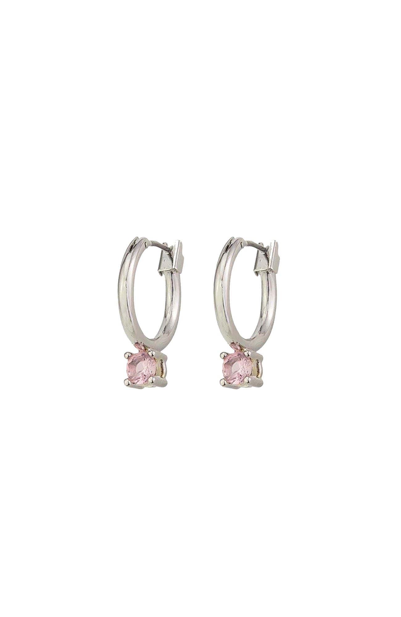 Sarina Crystal Sleepers Rose Silver