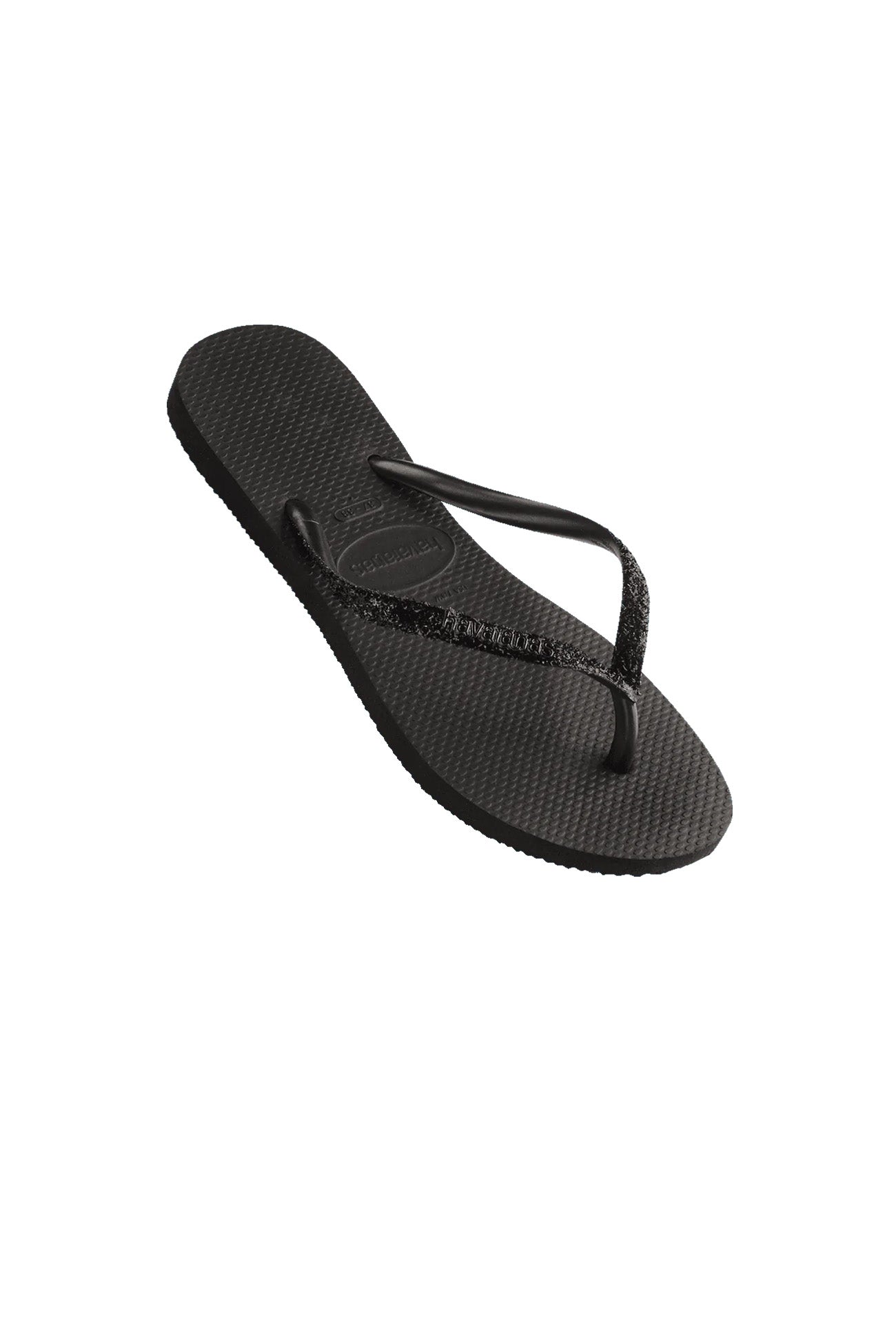 Slim Metal Logo Glitter II Black Dark Grey