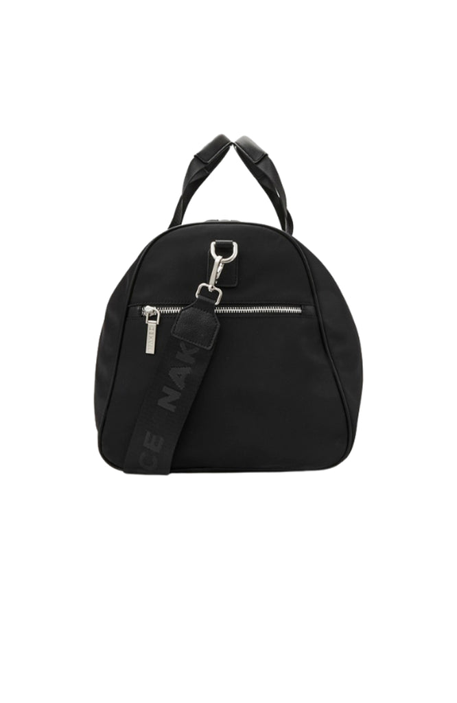 The Peta Duffle Bag Black Silver Jean Jail