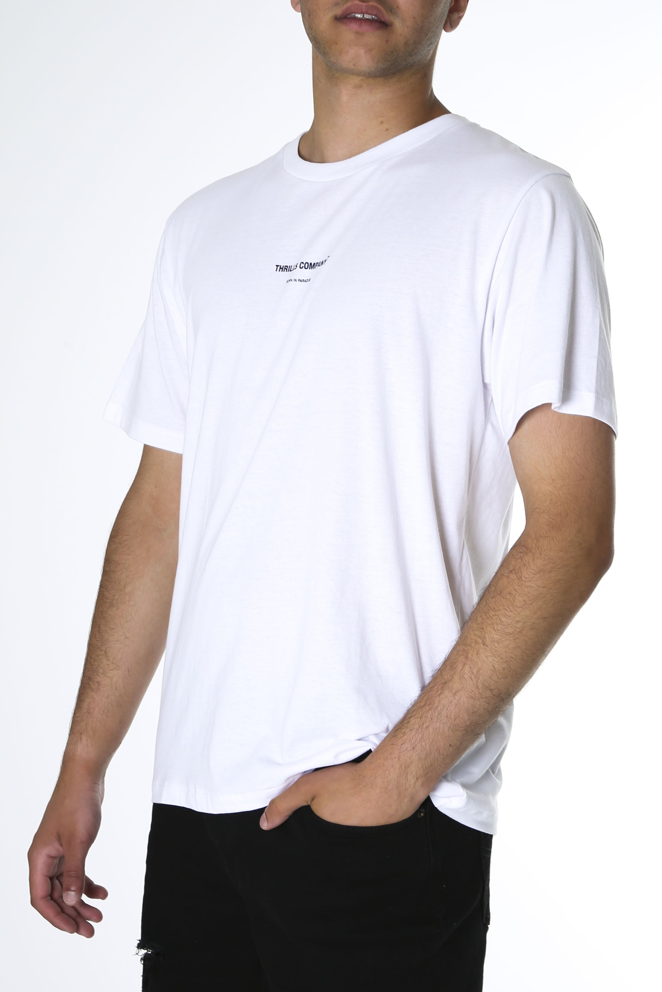 Thrills Stamp Merch Fit Tee White