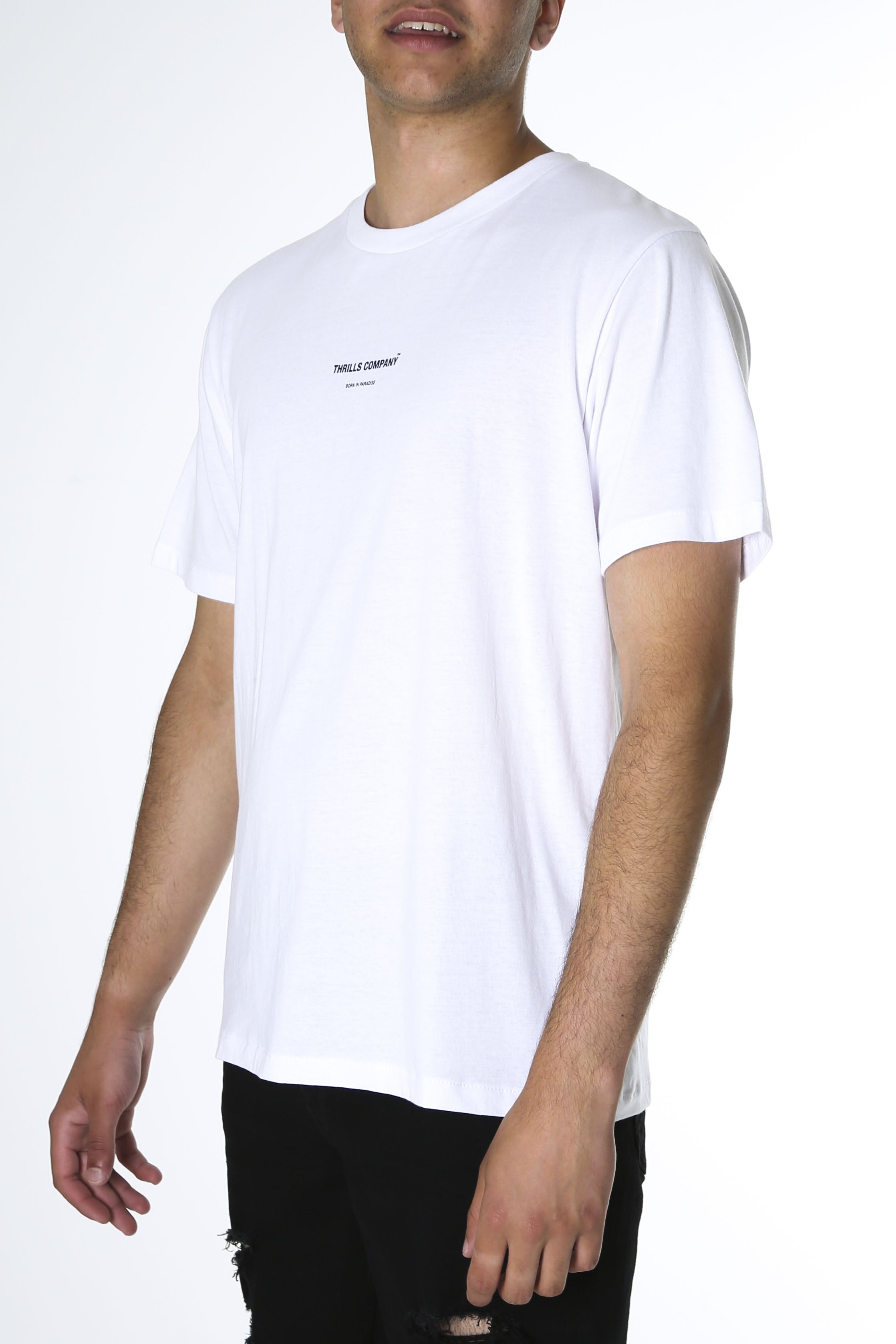 Thrills Stamp Merch Fit Tee White