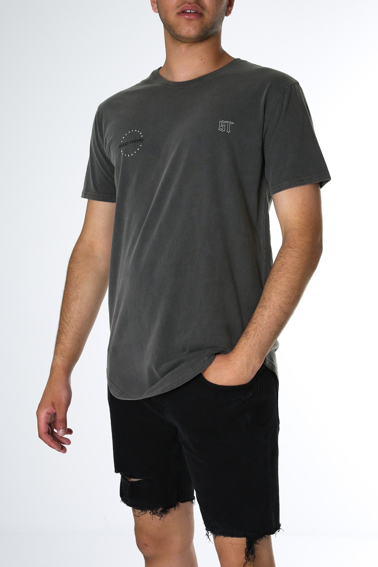 Treachery Tee Charcoal