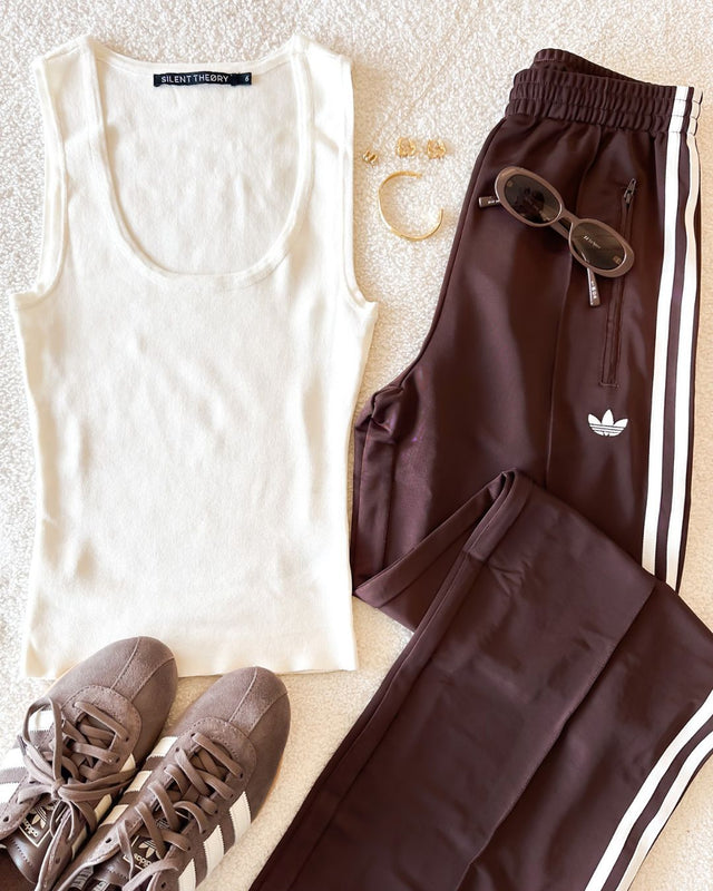 Adicolor Classic Firebird Loose Track Pants Auburn Cream White
