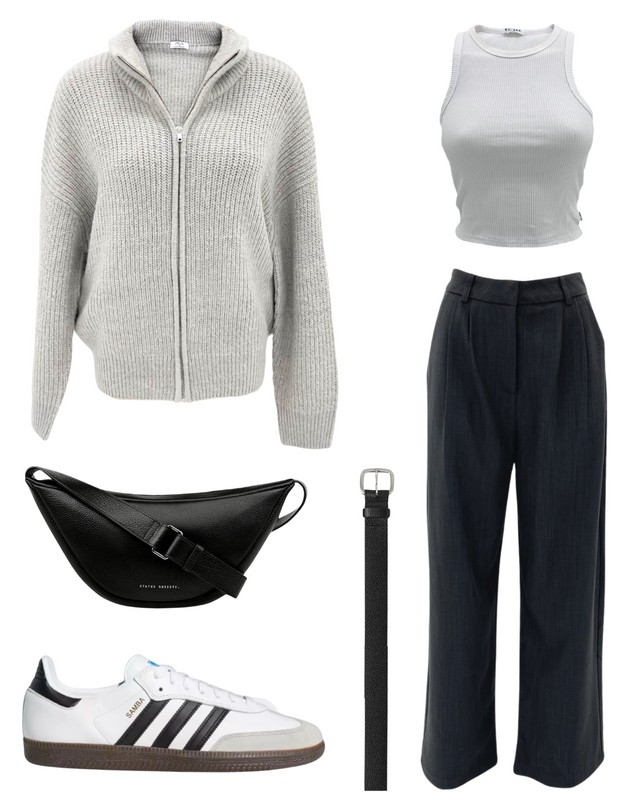 The Kiya Knit in Grey Marle is your new cozy go-to
