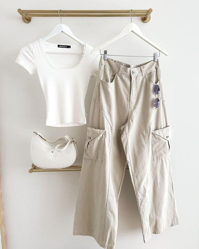Tahlae Cargo Pant Beige