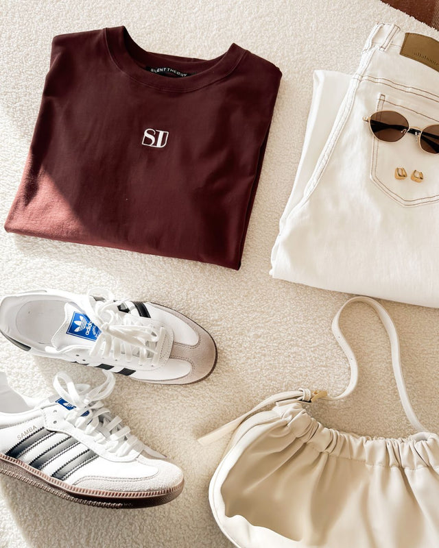 Silent Luxe Tee Cherry