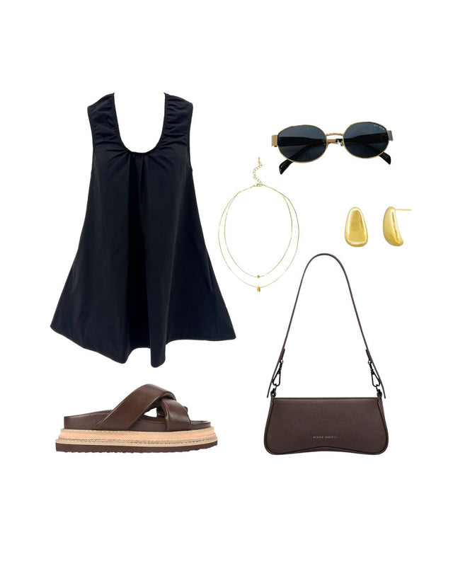 Zahni Mini Dress Black
