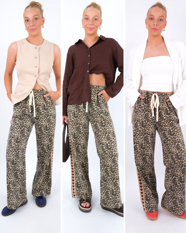 Styling the Portland Denim Pant Leopard Hearts