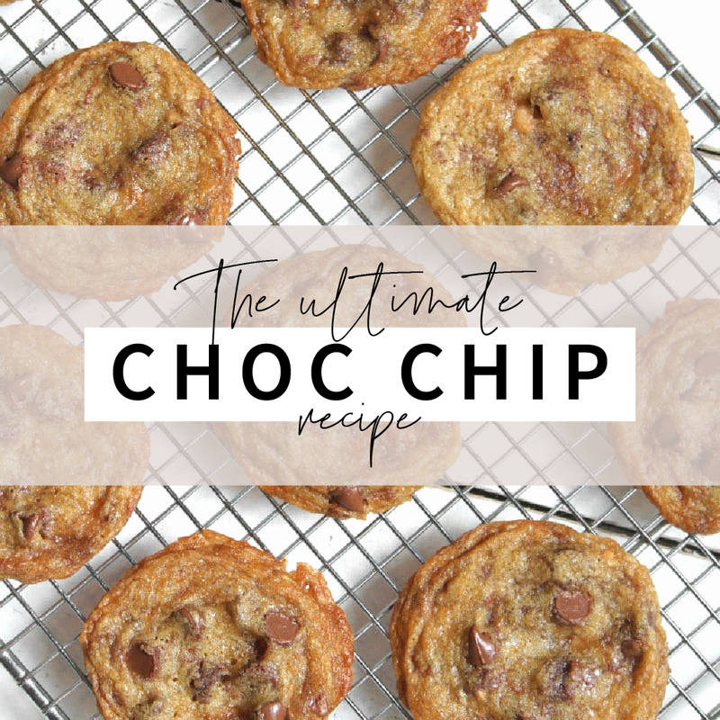 The ultimate Choc Chip Cookie recipe to try at home!!! 🍪
