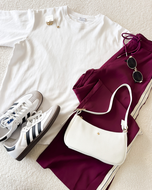 The Brodi Pant in Cherry