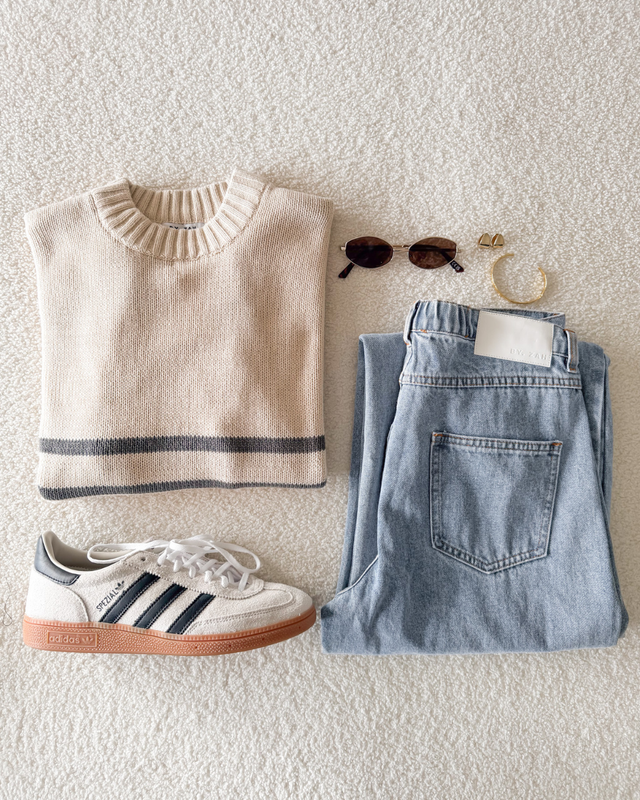 Sawyer Stripe Knit Beige