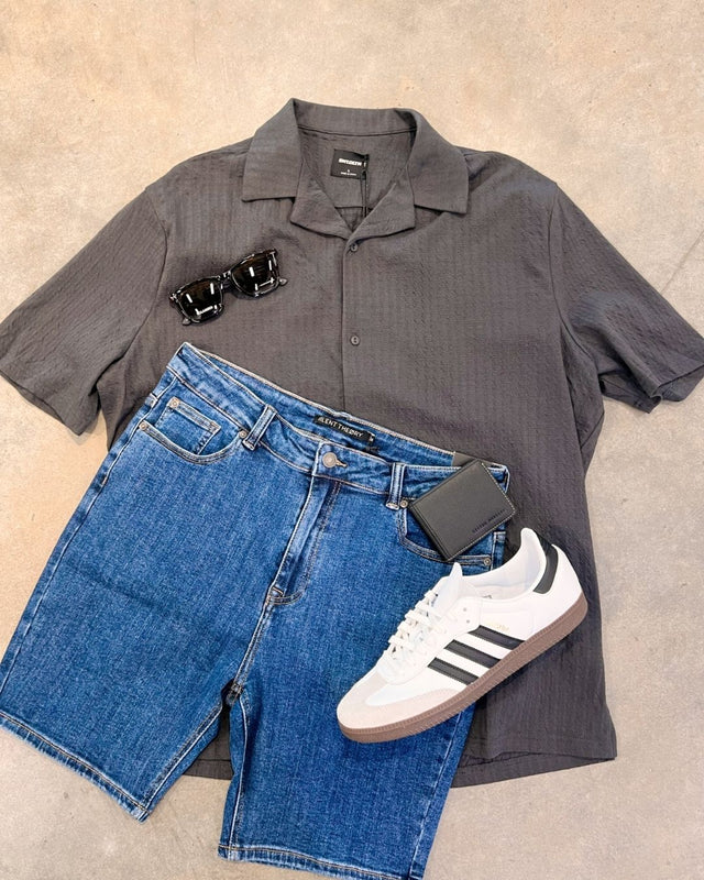 Liberate Short Sleeve Shirt Navy