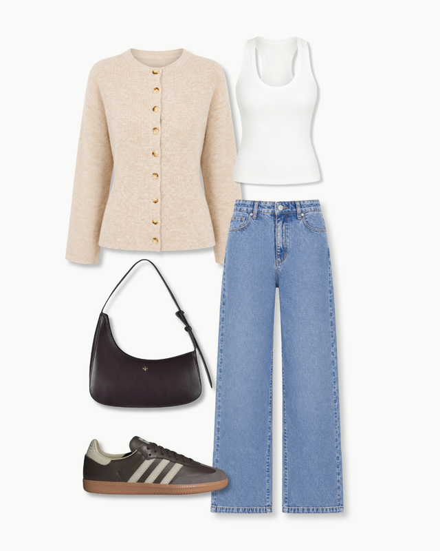 The Milan Button Knit Vanilla