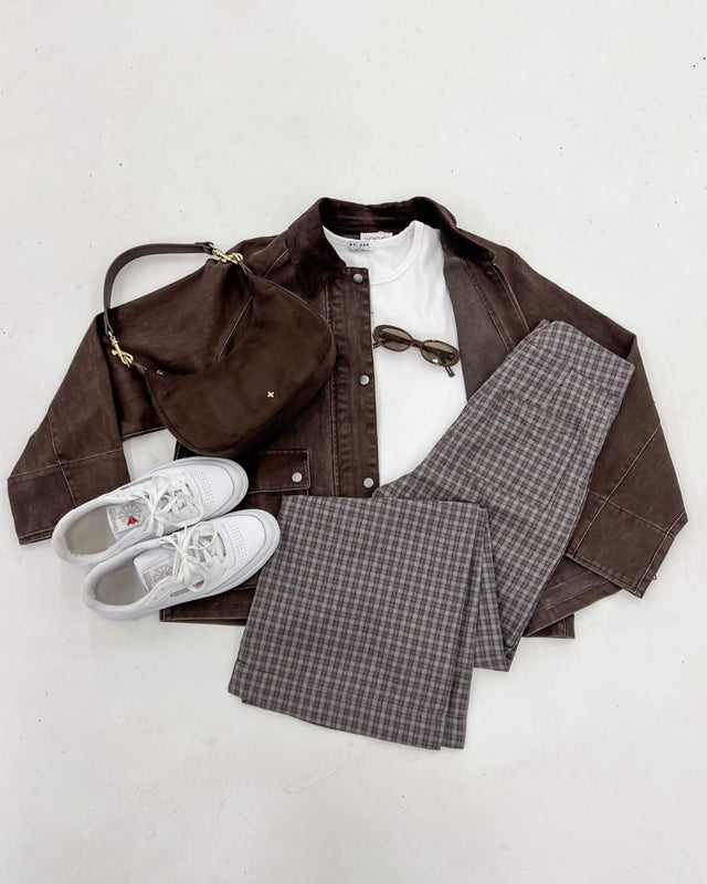 Miller Denim Jacket Chocolate
