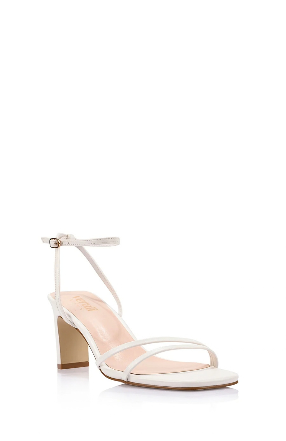 Gilbert Block Heel Sandals Chalk White