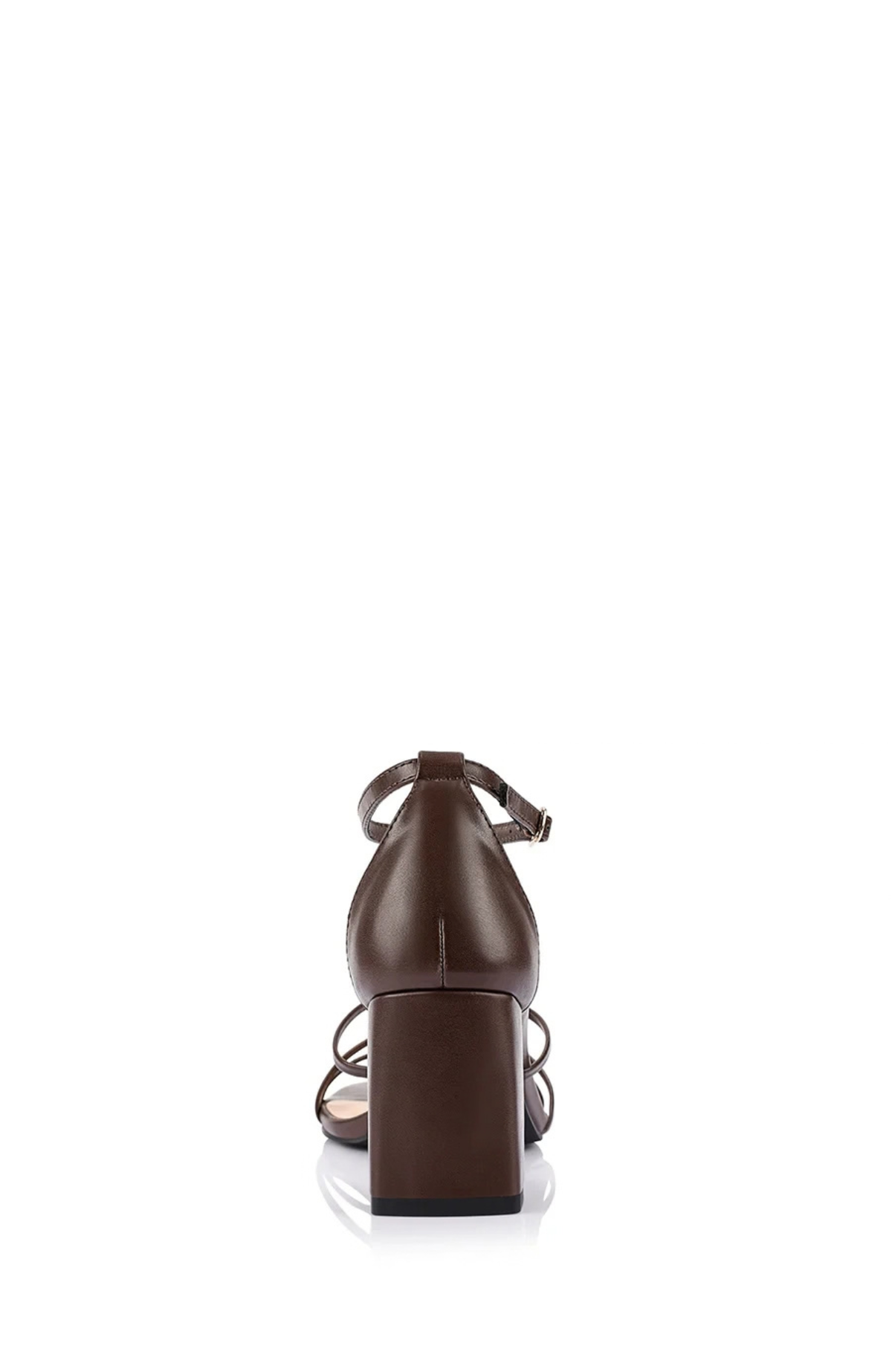 Nelly Block Heel Sandals Chocolate Brown