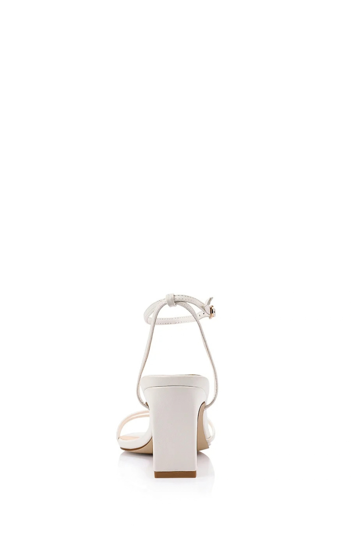 Gilbert Block Heel Sandals Chalk White