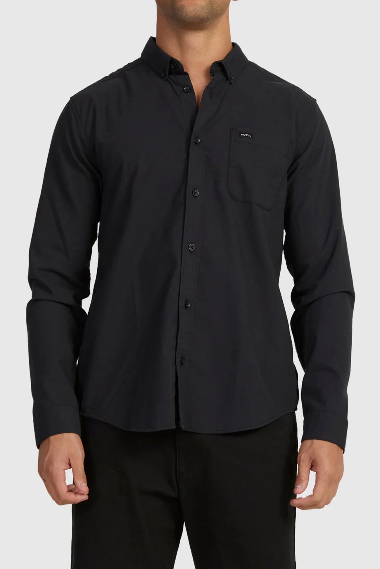 That'll Do Stretch Long Sleeve Shirt Black