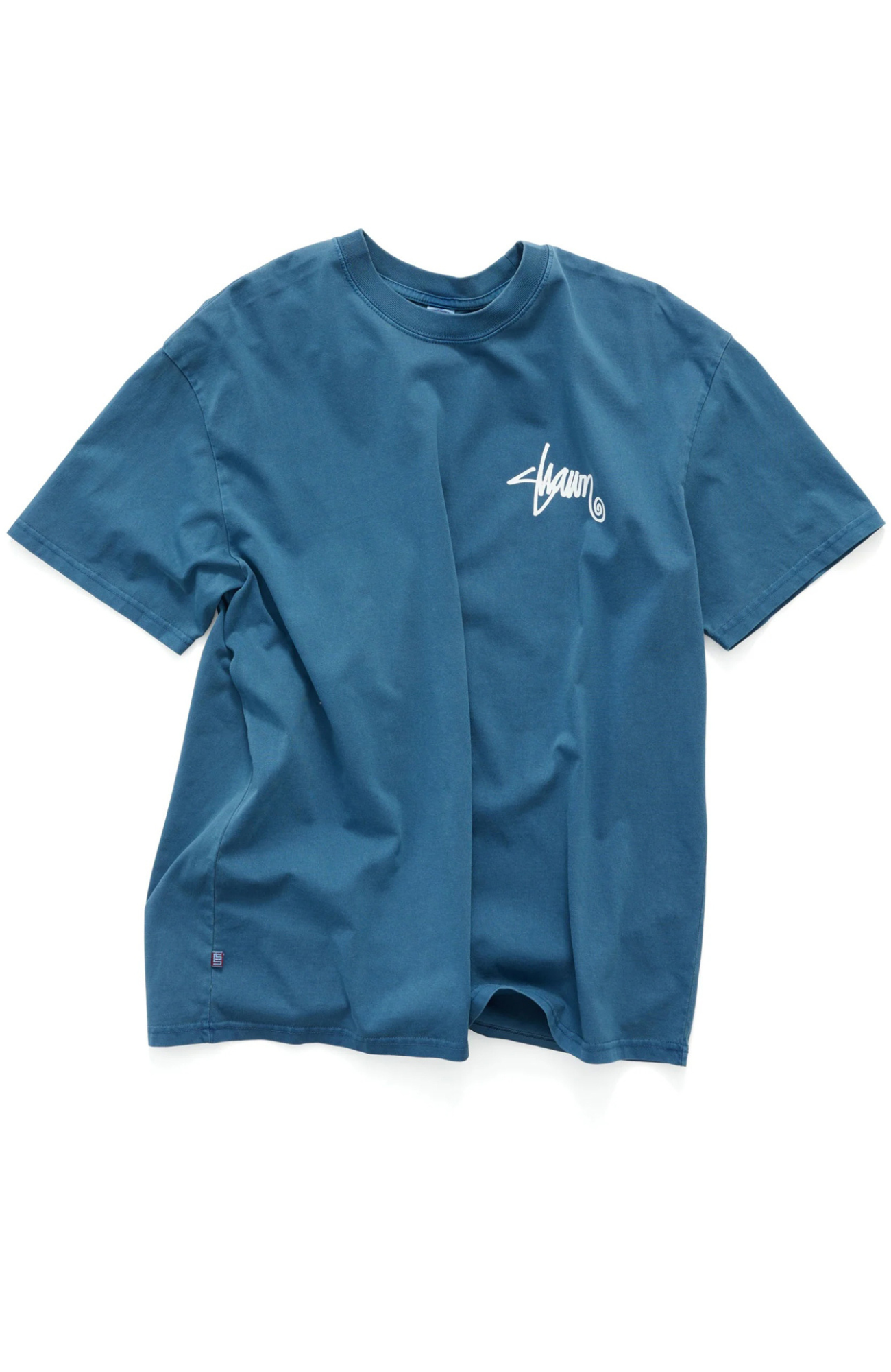 Shawn T-Shirt Pigment Warm Blue