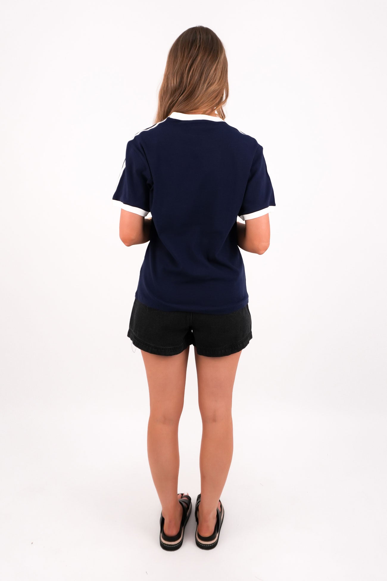 3 Stripe Tee Night Indigo