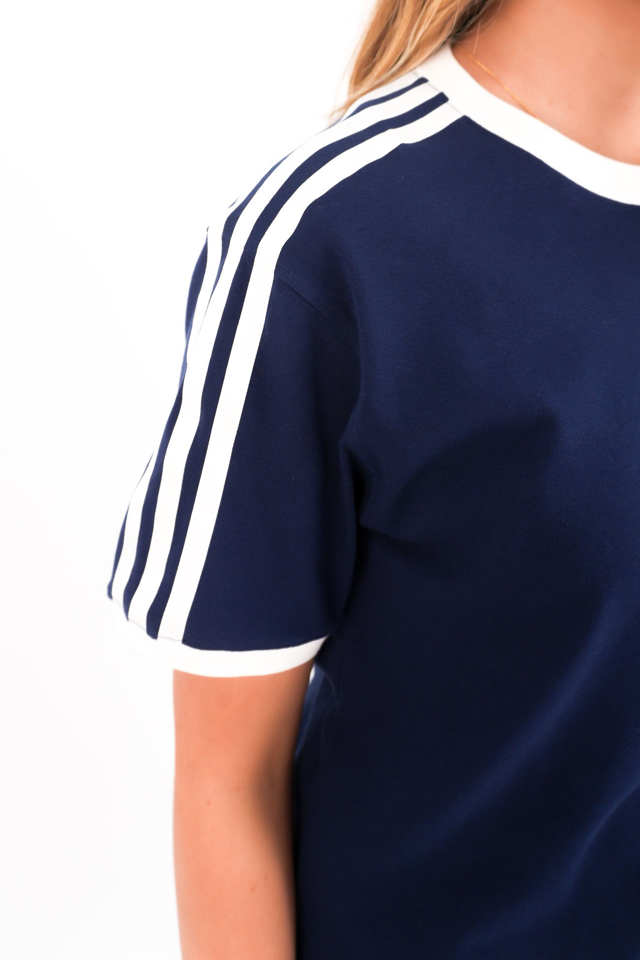 3 Stripe Tee Night Indigo