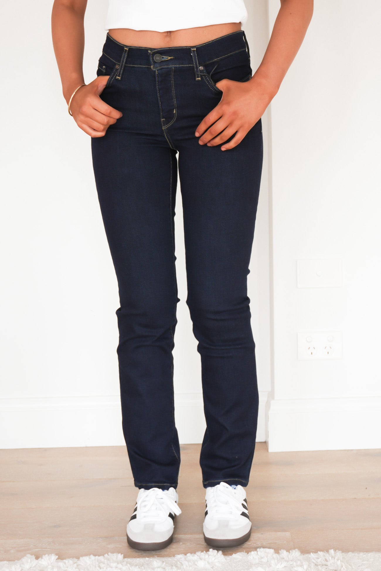 314 Shaping Straight Jean Blue Wave Rinse