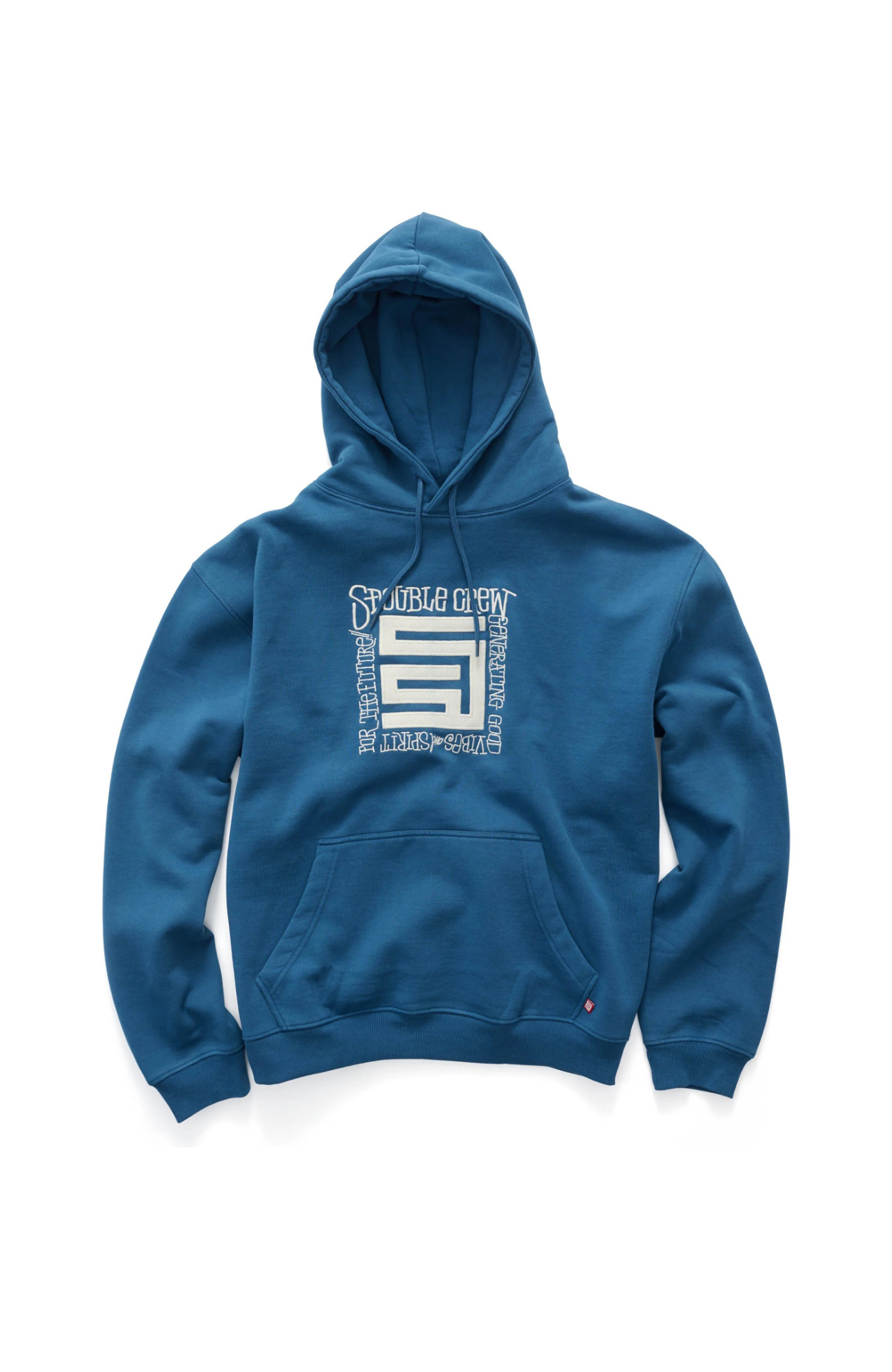 Generating Pullover Hoodie Warm Blue