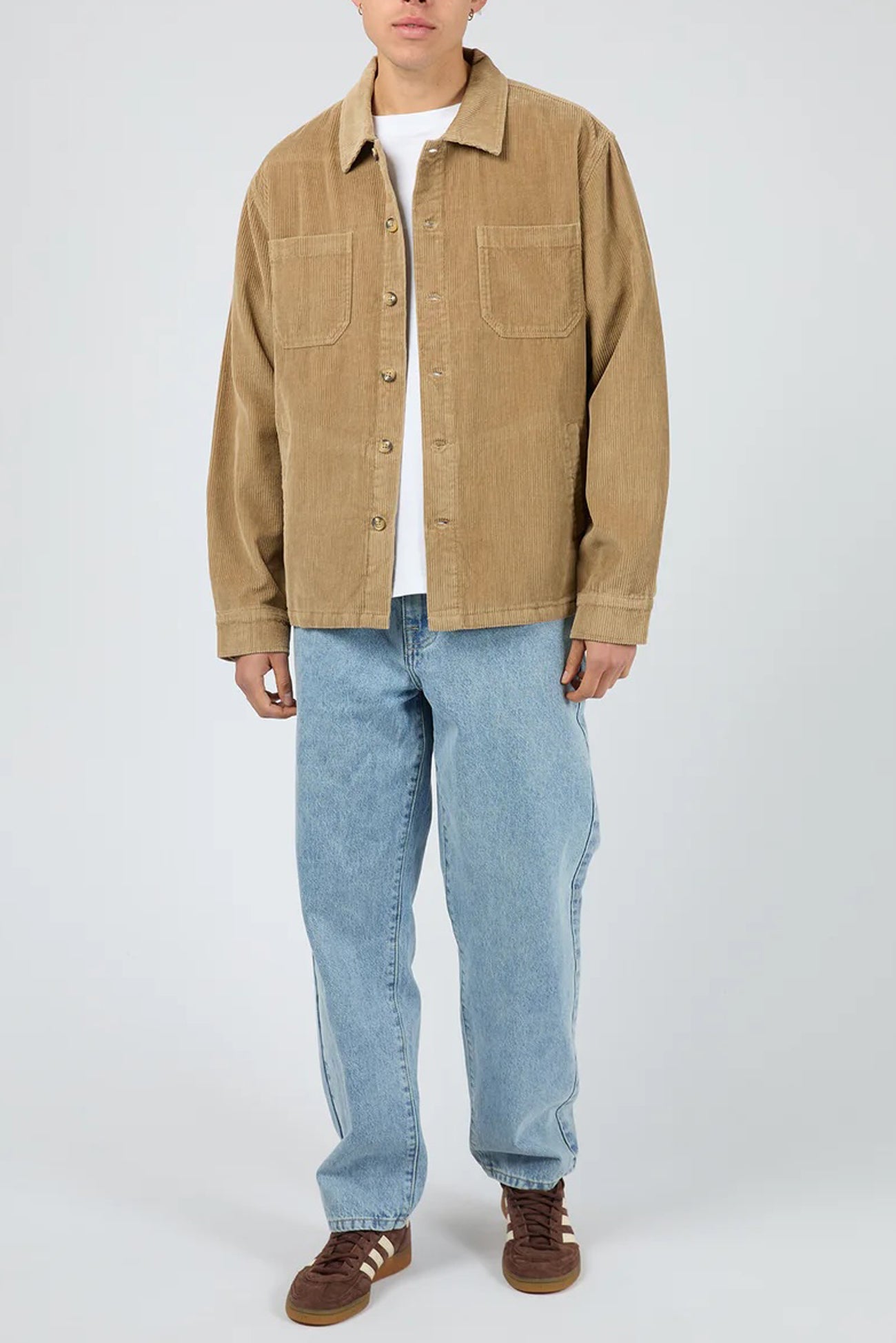Jameson Cord Shirt Tan