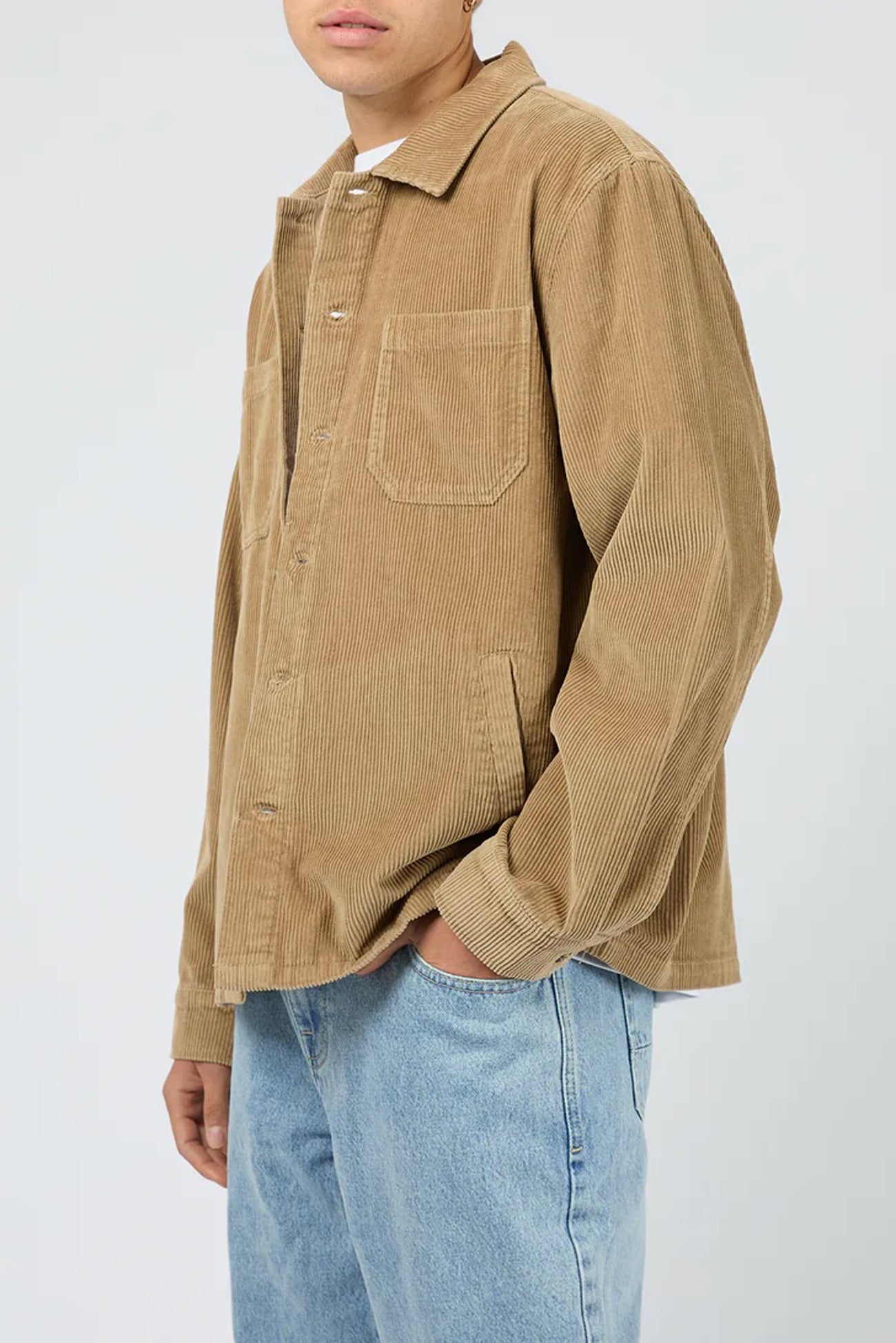 Jameson Cord Shirt Tan
