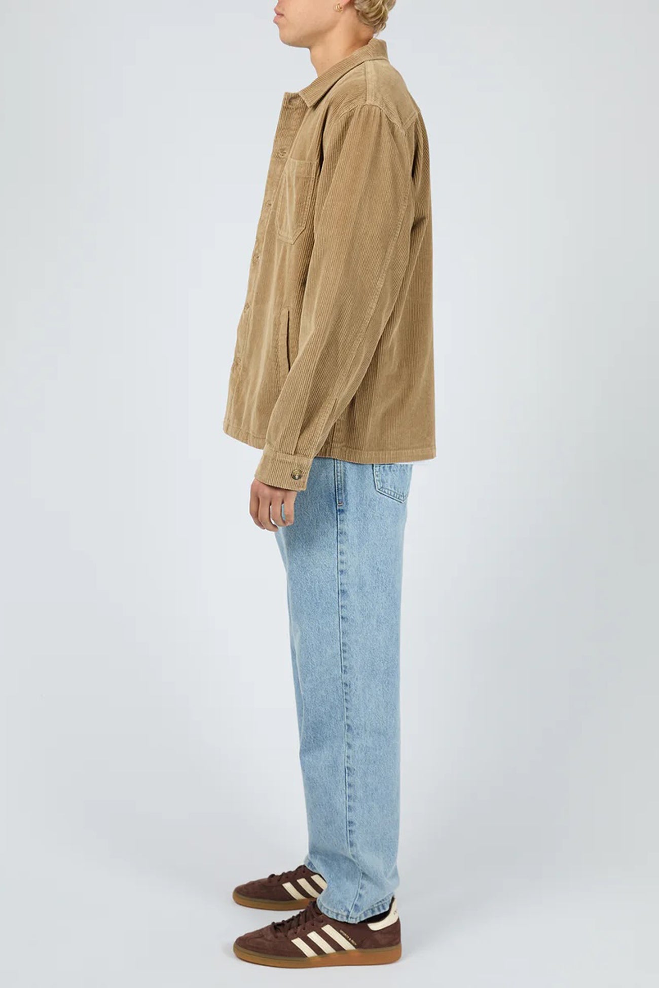 Jameson Cord Shirt Tan