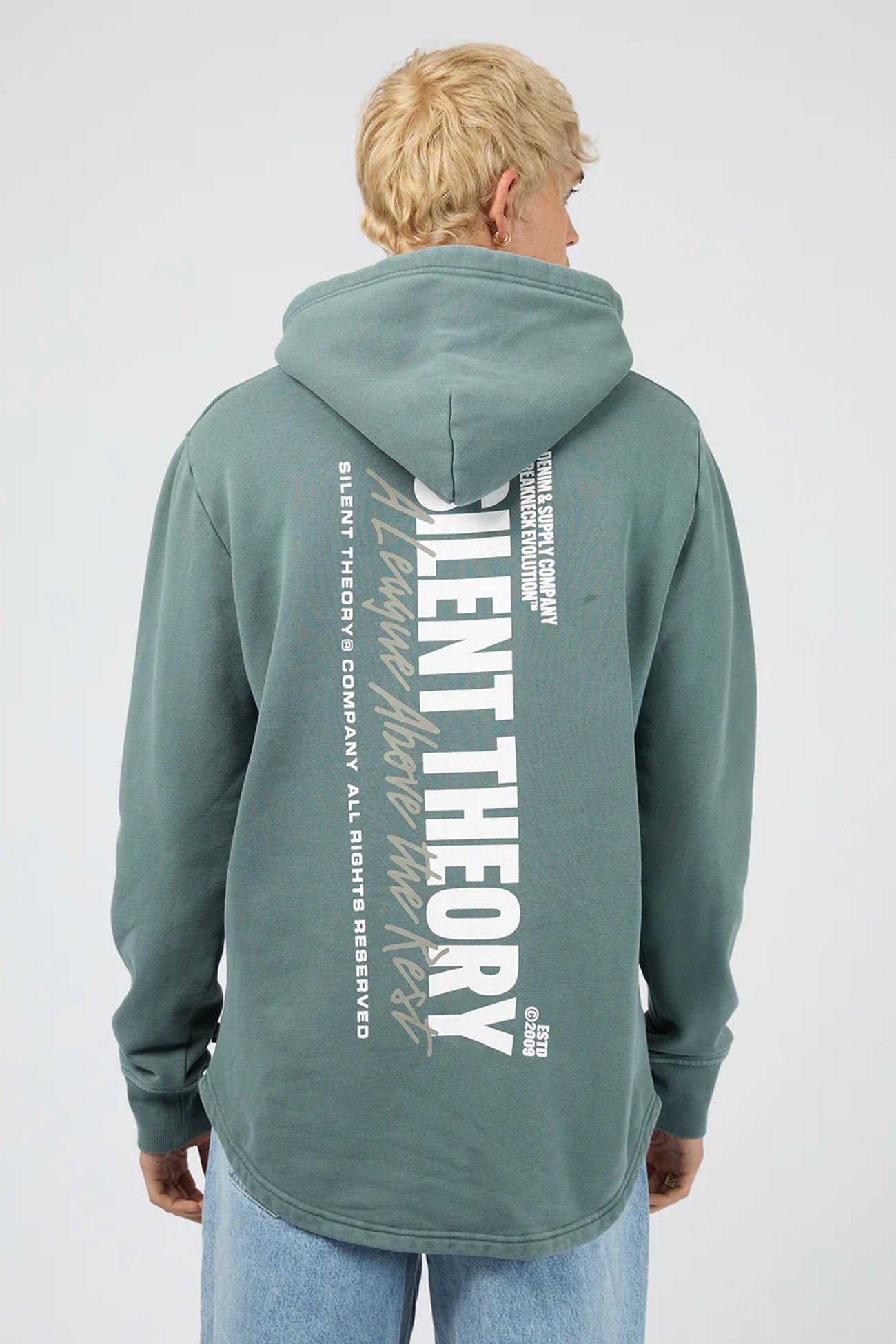 League Scoop Hoodie Blue